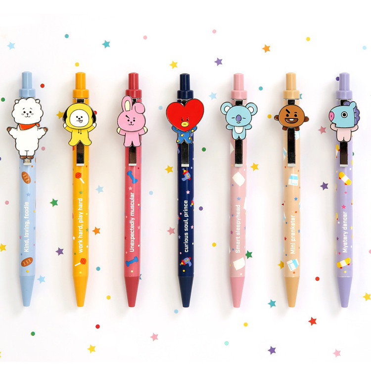 BT21 Swing 0.5mm black gel pen