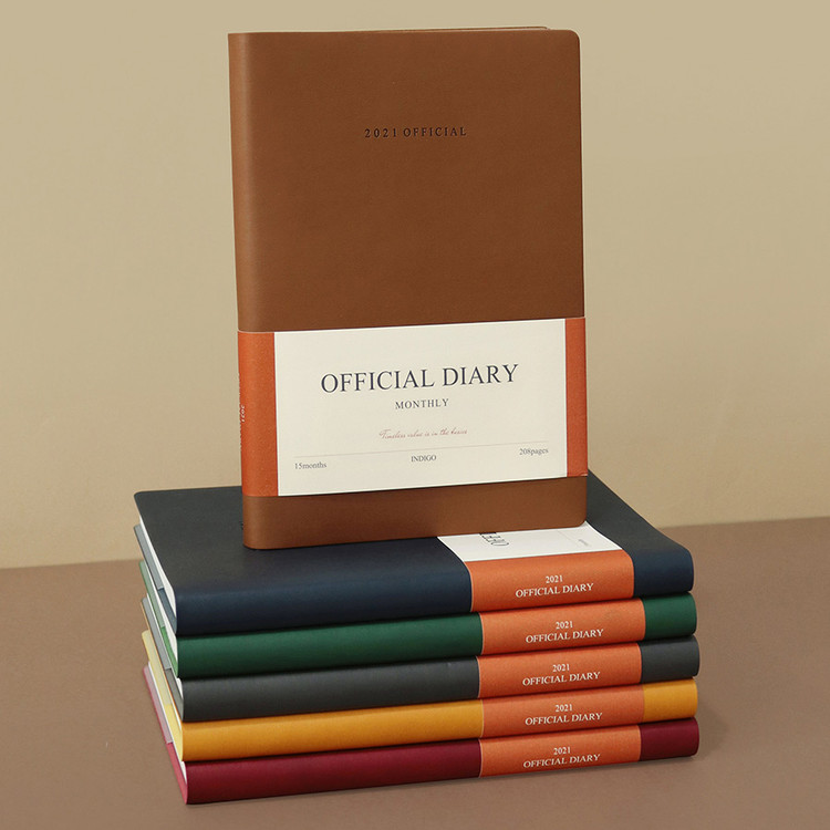 Indigo Official dateless monthly diary planne