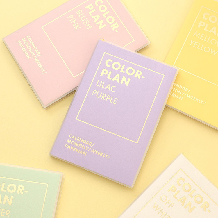 PAPERIAN 2021 Color plan dated weekly diary planner