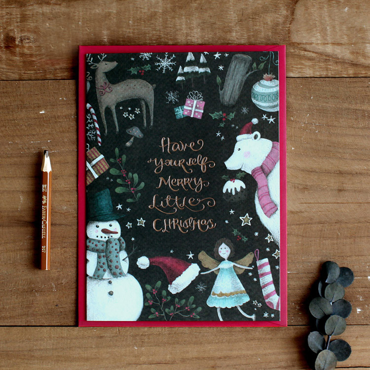 DBD Celebrate Christmas card with envelope