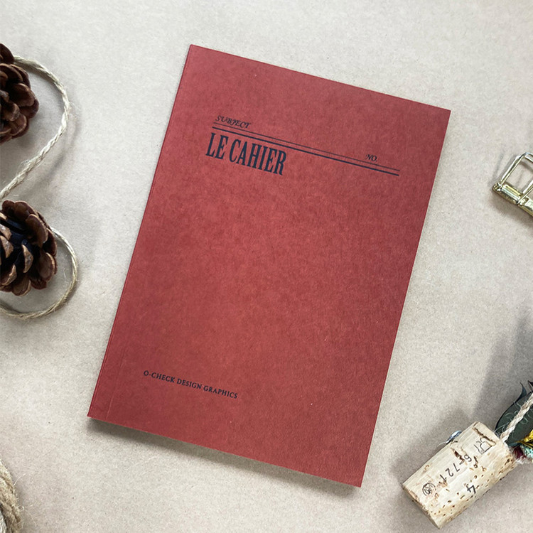 O-CHECK Le cahier classic small lined and plain notebook