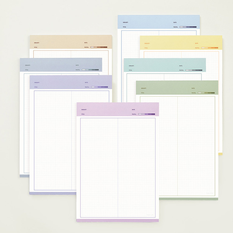 Fulfill yourself B5 size writing grid notepad