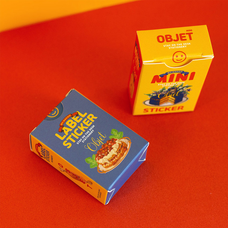 Nacoo Object Mini And Label Sticker Pack