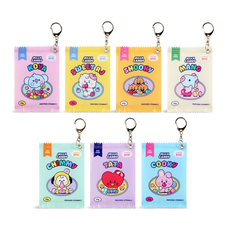 BT21 Jelly Candy Baby Snack Package Small Zipper Pouch