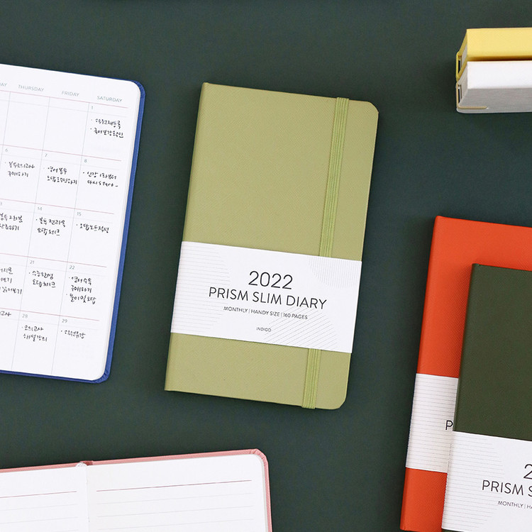 Indigo 2022 Prism Slim Dated Monthly Diary Planner