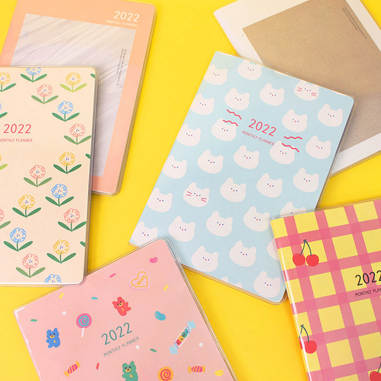 O-check 2022 Happy Day B6 Dated Monthly Diary Planner