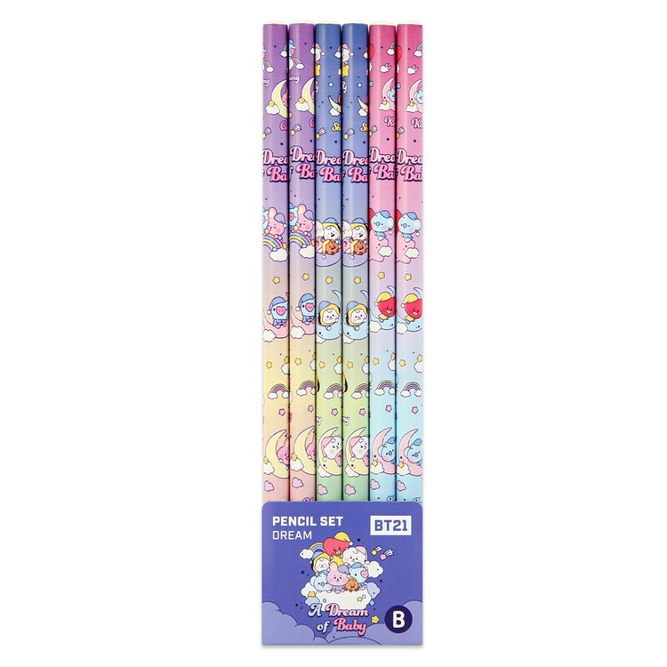 BT21 Dream Baby Pencil Set of 6