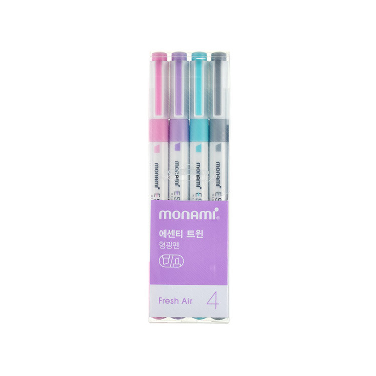 MONAMI Fresh Air Double Ended Highlighters Set