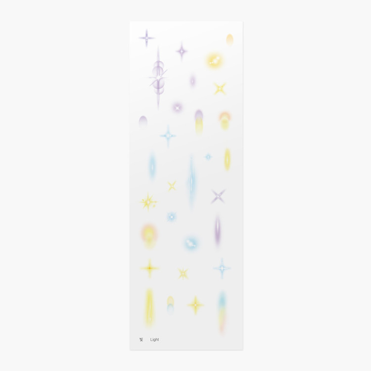 Appree Light Nature Clear Sticker