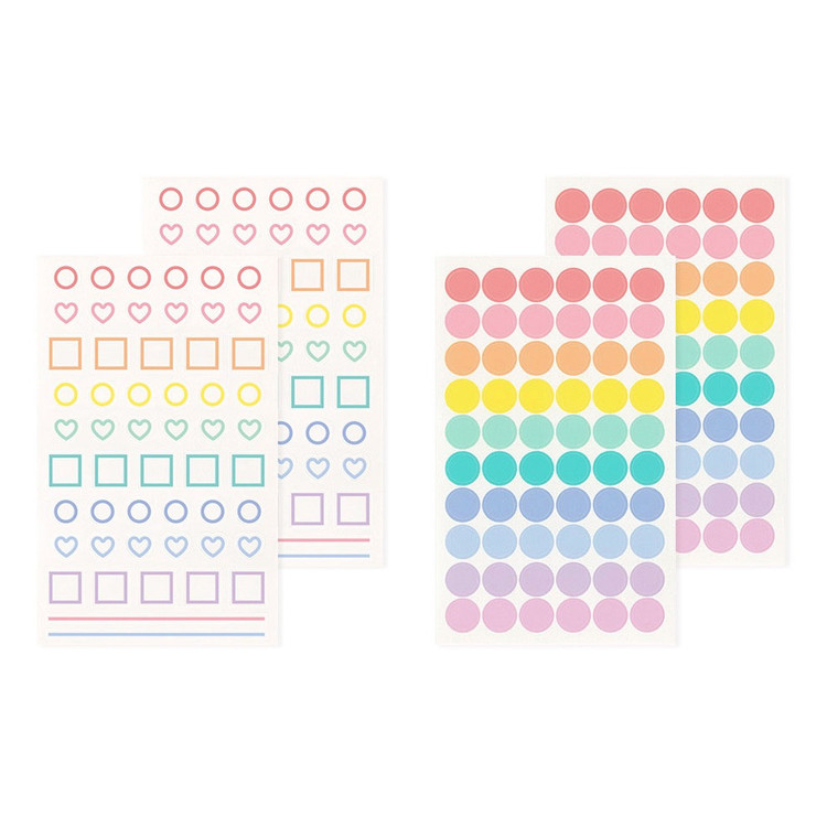 Antenna Shop Table Talk Circle and Line Clear Stickers