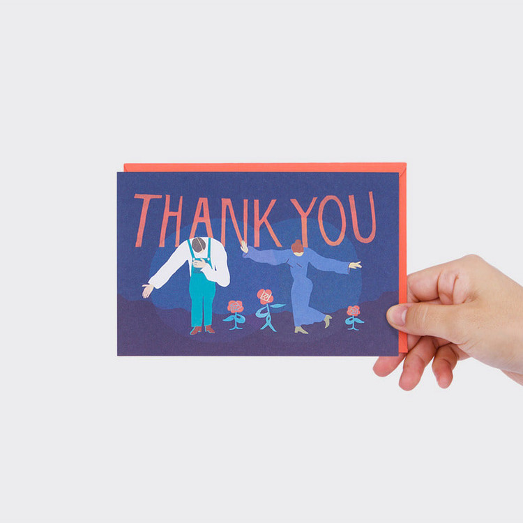 Thank You Message Card