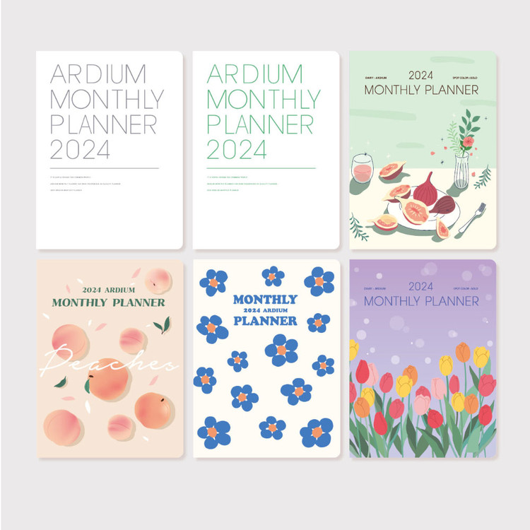 Ardium 2024 Large Dated Monthly Planner Scheduler