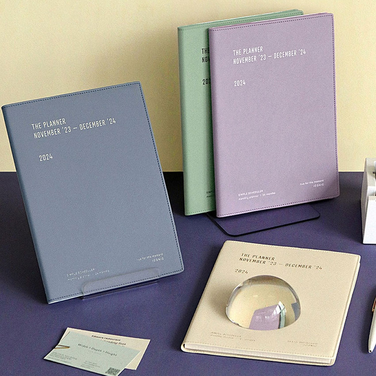 Iconic 2024 Simple A5 Large Dated Monthly Planner