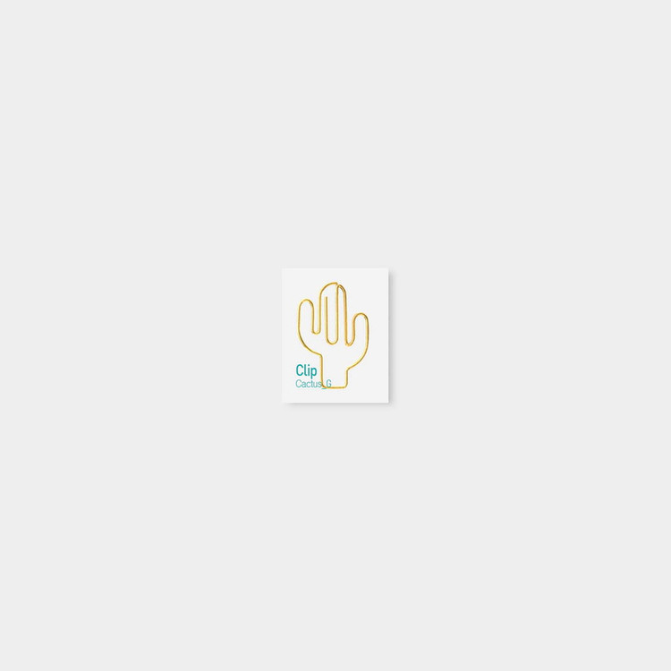 Appree Gold Cactus Metal Clip Pack