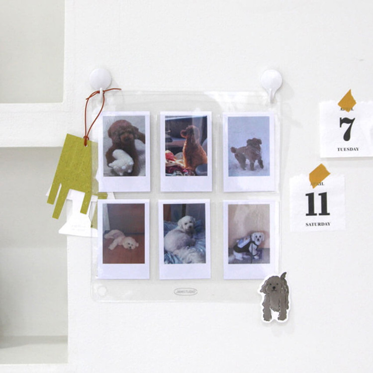Clear 6 Pocket Photo Holder