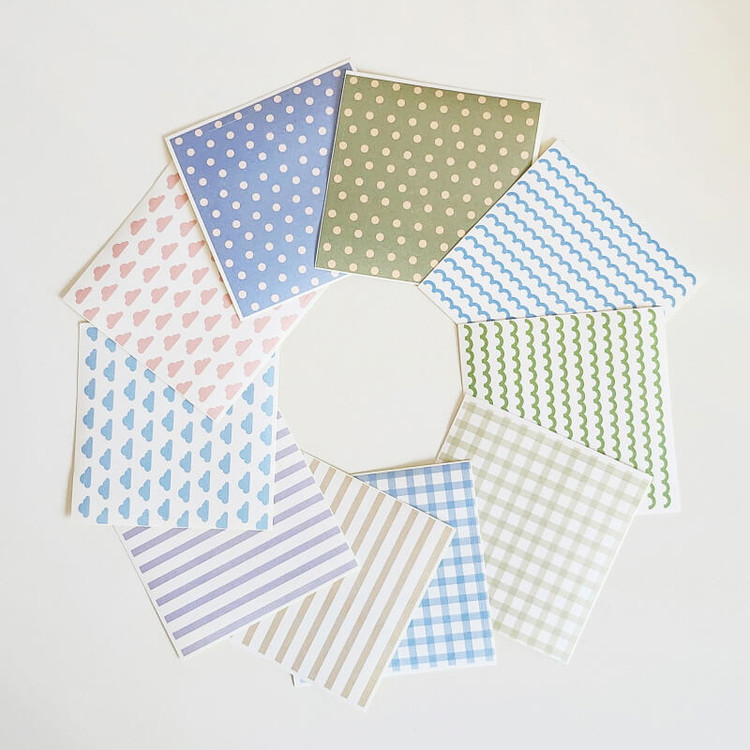 Bonne Journee Ddori House Pattern Paper Sticker Pack