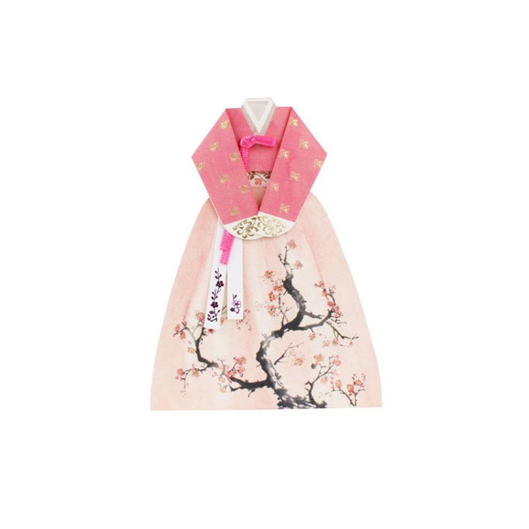 Somssi Maehwa Korea Traditional Hanbok Card Set