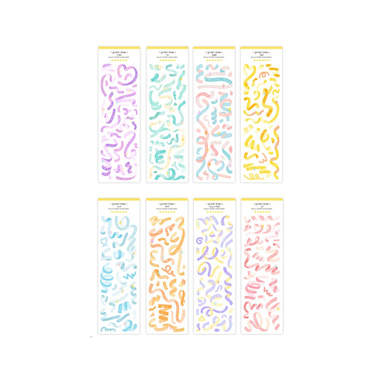 Mellee Factory Milky Way Confetti Removable Sticker Pack