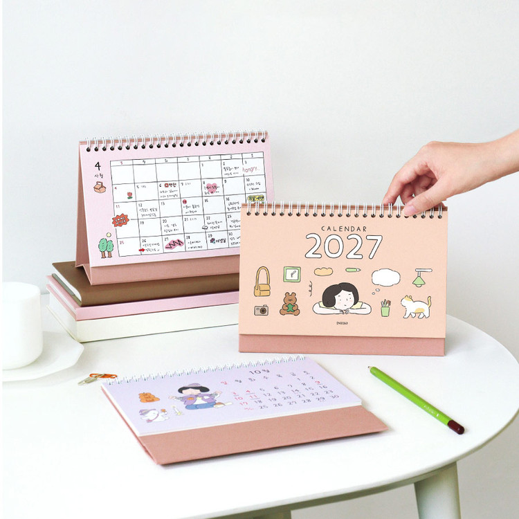 Indigo 2027 Daily Life Desk Calendar
