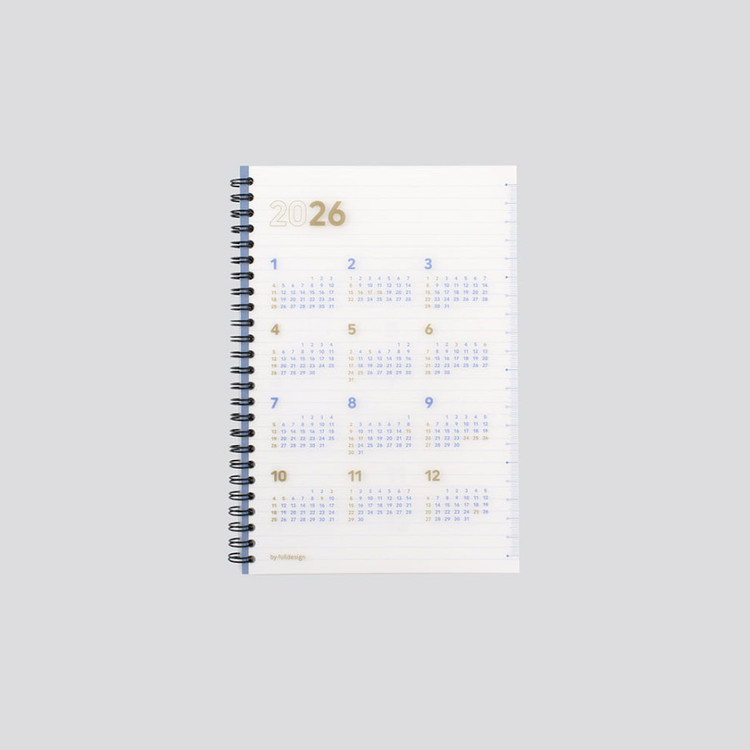 Byfulldesign 2026 Second Medium Dated Weekly Planner