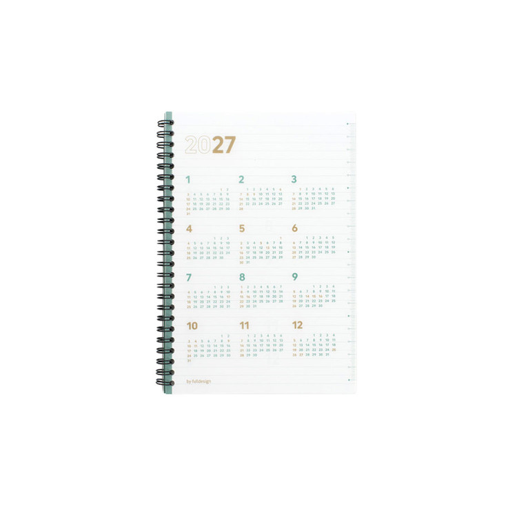 Byfulldesign 2027 Second Medium Dated Monthly Planner