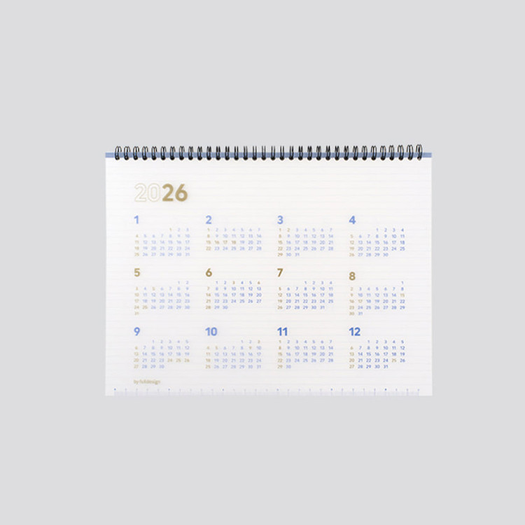 Byfulldesign 2026 Second A4 Wide Dated Weekly Planner