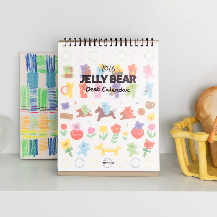 Dailylike 2026 Jelly Bear Desk Calendar