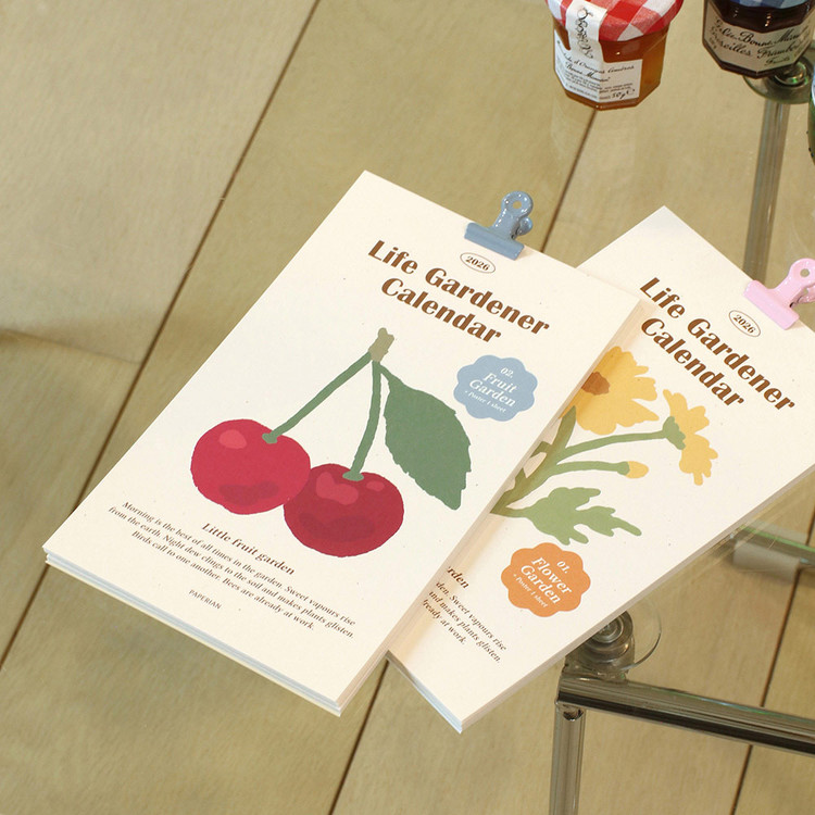 PAPERIAN 2026 Life Gardener Mini Monthly Calendar Sheets