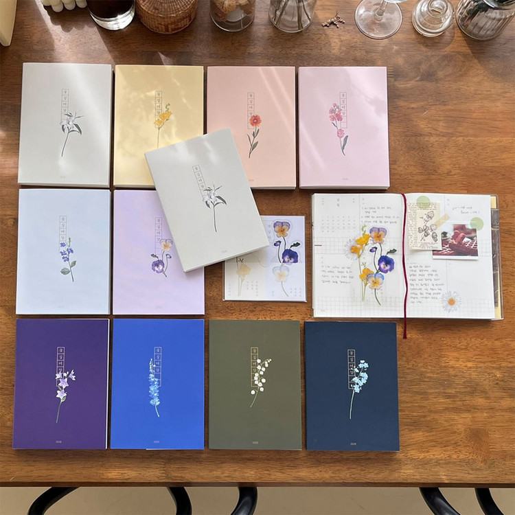 indocyder 2026 Tales of a Flowery Path Dated Weekly Planner