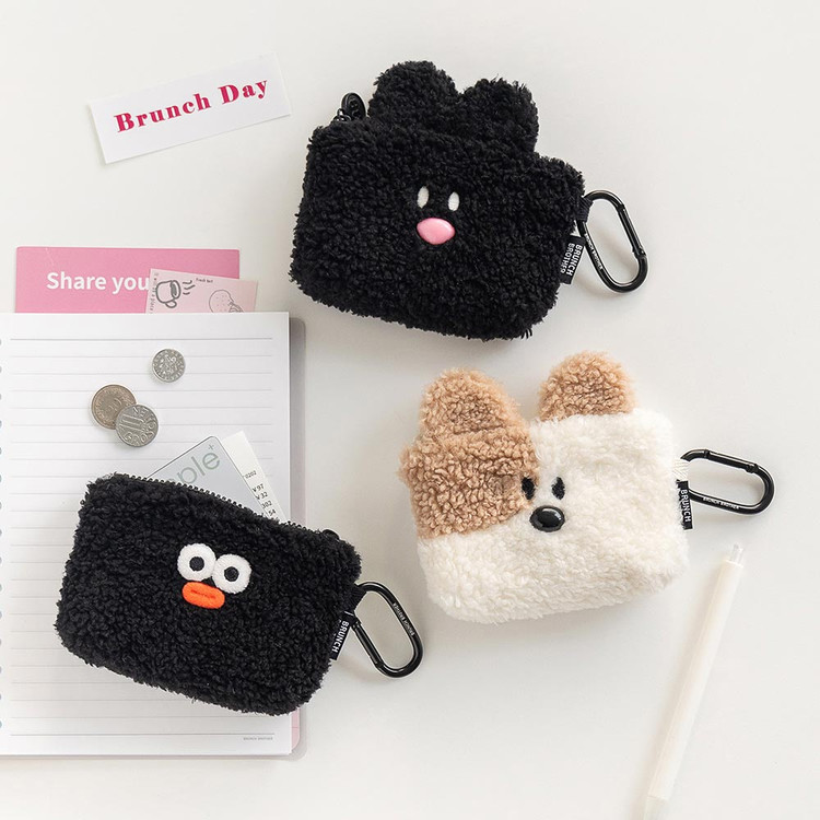 Romane Brunch Brother Boucle Card Case Wallet Ver2