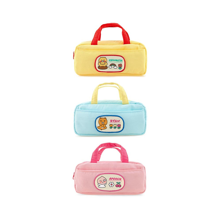 Kakao Friends Say Cheese Pencil Case with Handle