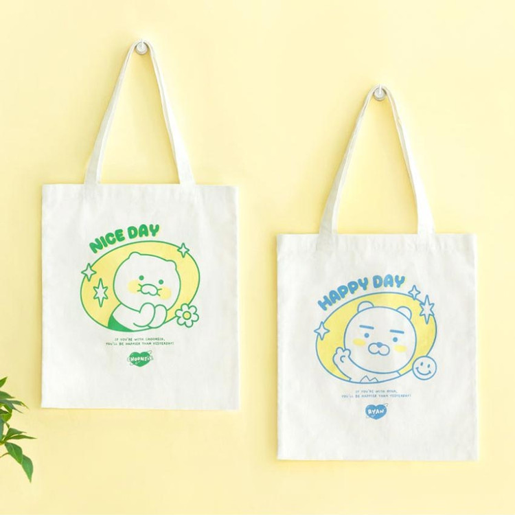 Kakao Friends Say Cheese Simple Cotton Shoulder Bag