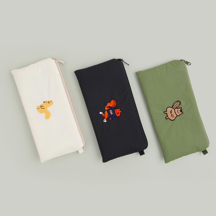 All New Frame Airy Squirrel Zipper Pencil Case