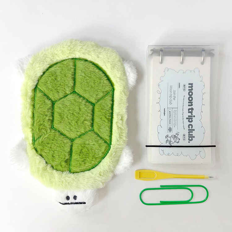 Nostingker Turtle Plush Zipper Pencil Case