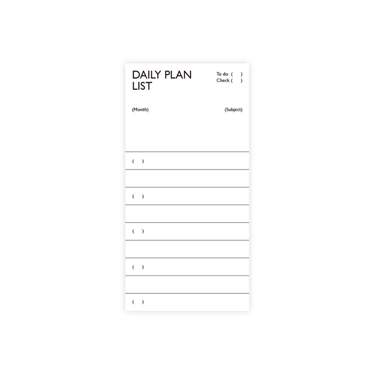 Notful Daily Plan To Do List Notepad