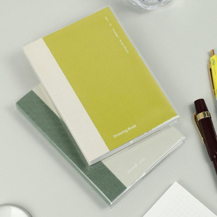 Paperian Episode A6 Clear PVC Cover With Pen Holder