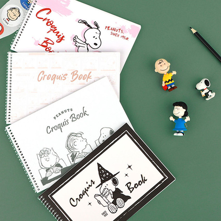 PEANUTS Snoopy Spiral Sketchbook
