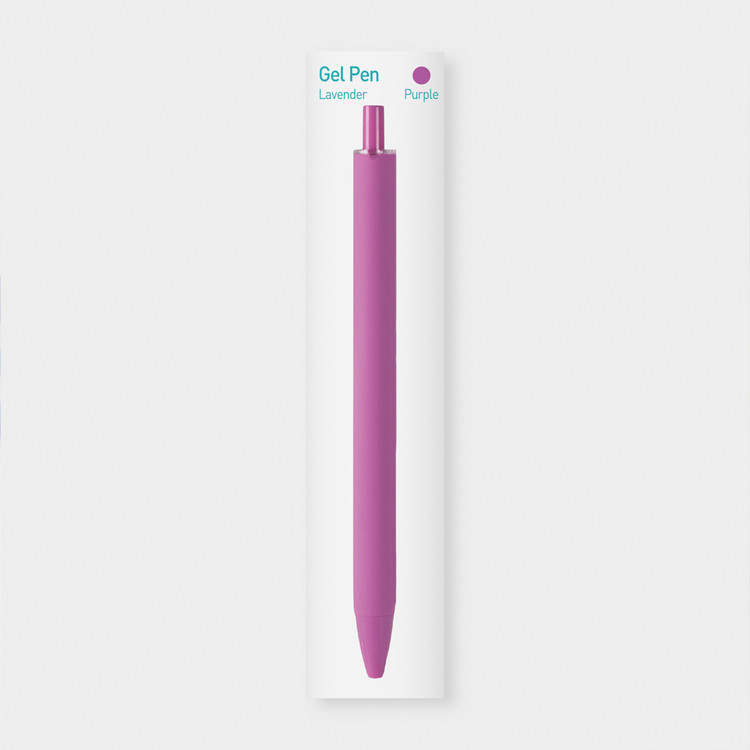 Appree Lavender Anti-Roll 0.5mm Gel Pen
