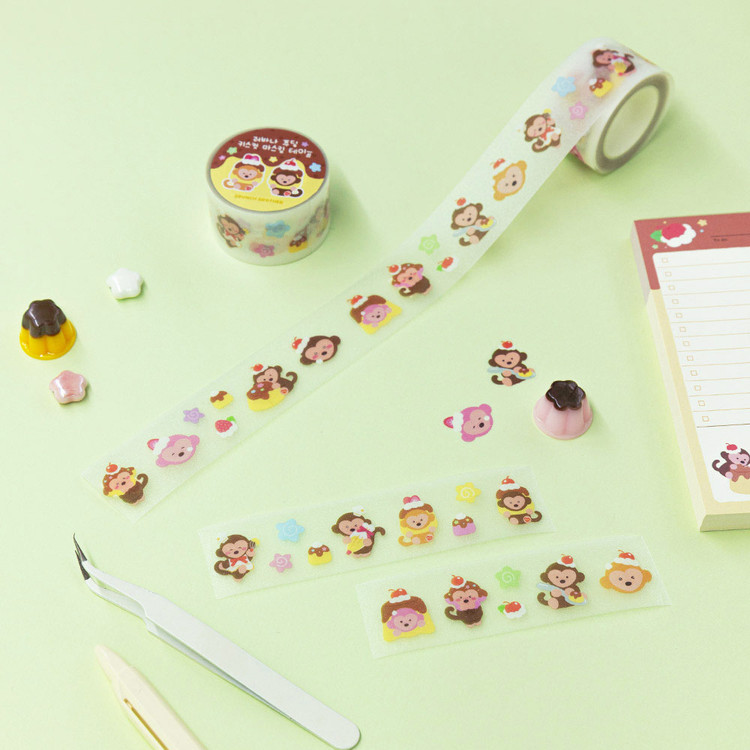 Romane Brunch Brother Pudding Lovana Kiss-Cut Sticker Roll