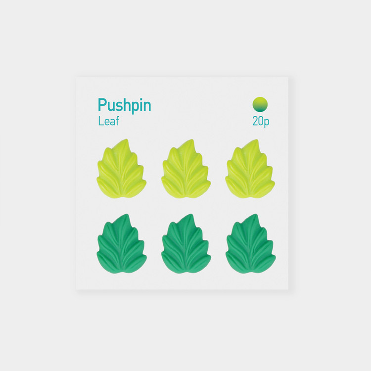 Appree Leaf Pushpins Set of 20