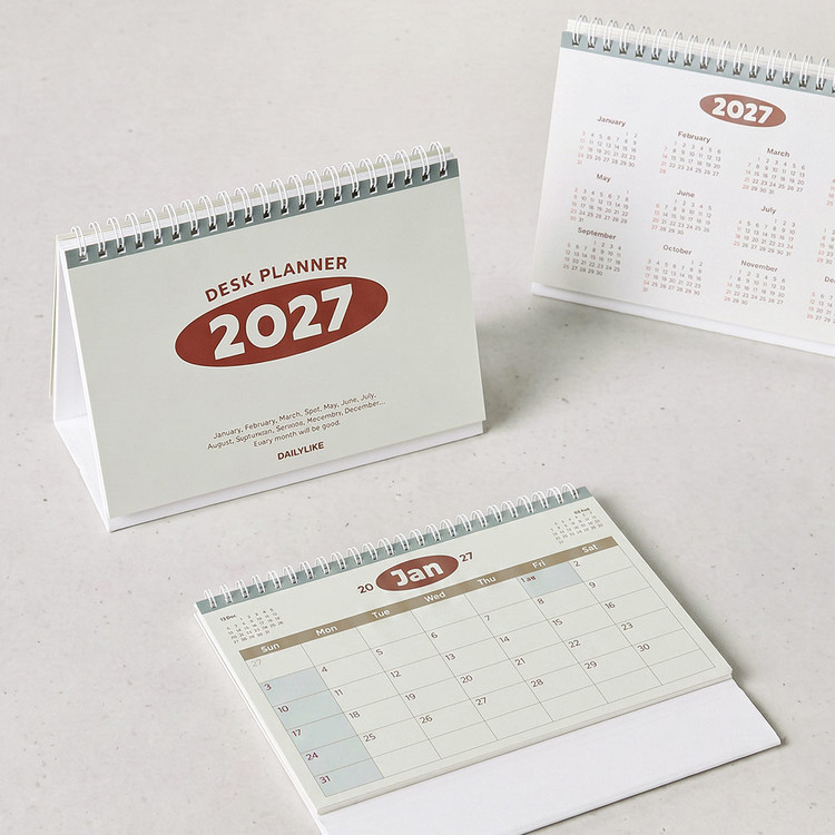 Dailylike 2027 Vintage A5 Desk Planner