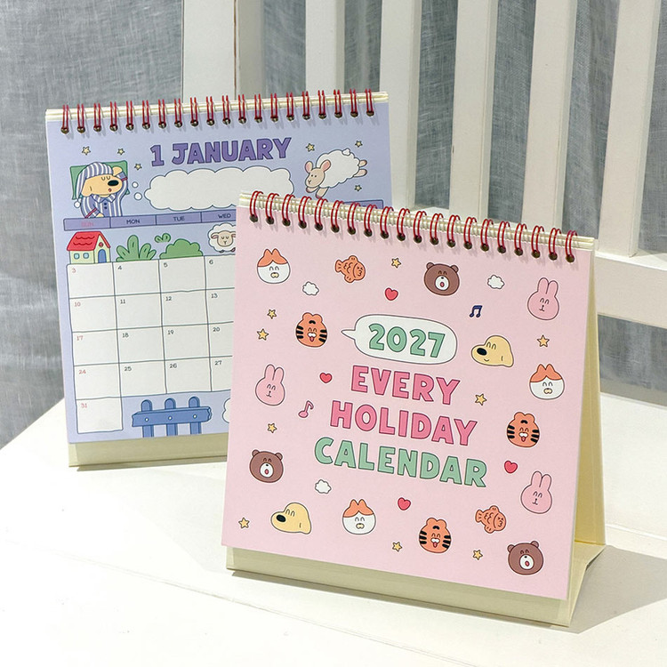 7321 Design 2027 Every Holiday Desk Calendar