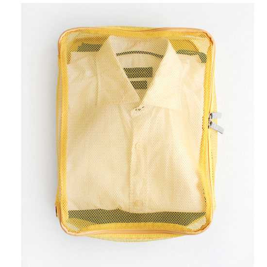 Invite.L Travel zip organizer mesh bag Large