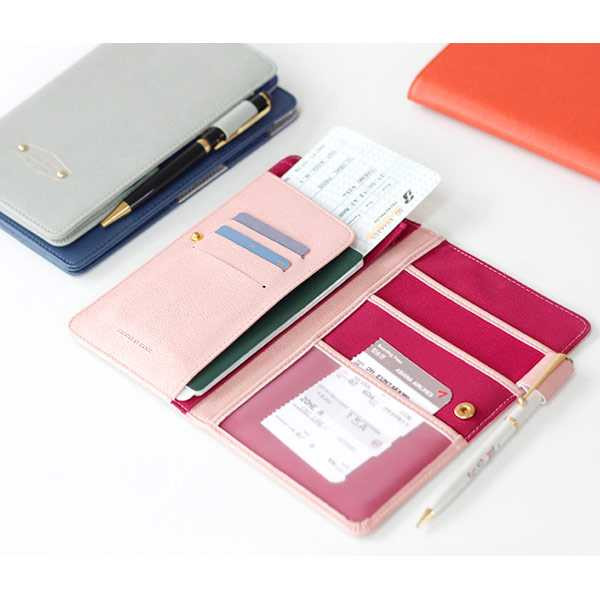 Iconic RFID blocking pocket passport case wallet
