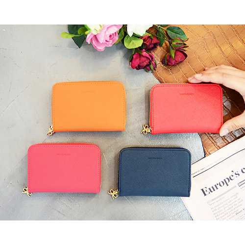Jam studio Lovely ribbon zip around wallet case