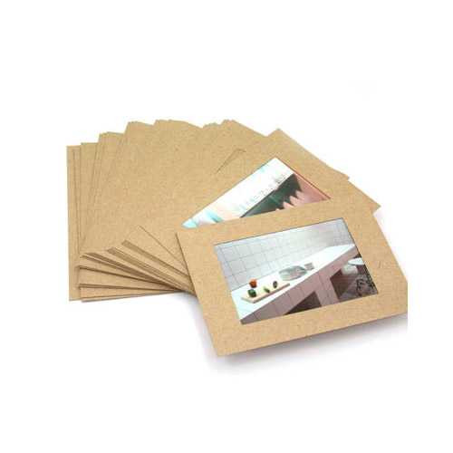 Moods&Views 4X6 Kraft paper photo frame set of 30 sheets