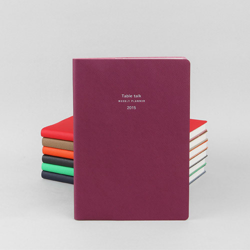 2015 Table talk A5 weekly dated planner