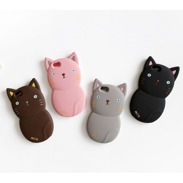 Monomate cute cat iPhone 6 jelly case