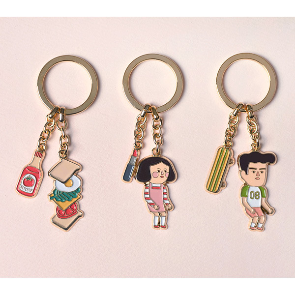 Du dum metal key ring