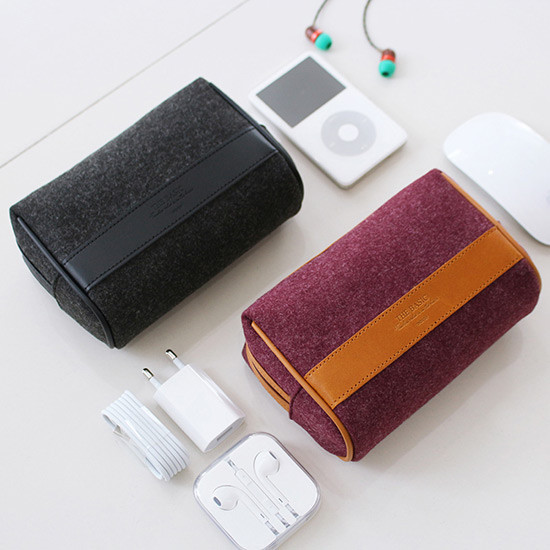 The Basic felt multi pouch bag ver.4